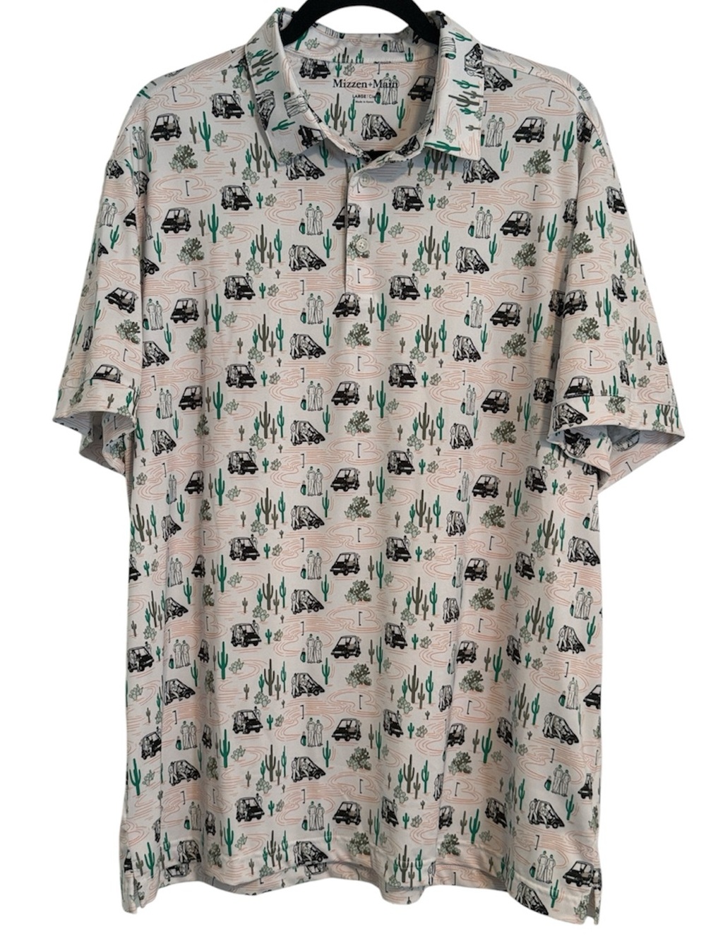 Mizzen + Main Desert Golf Cart Golf Polo